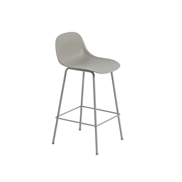 Muuto Fiber Counter Stol Med Ryglæn. Stålben Diverse Stole