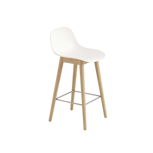 Muuto Muuto Fiber Counter Stol M. Ryglæn. Træben Diverse Stole