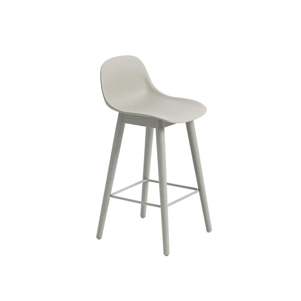 Muuto Muuto Fiber Counter Stol M. Ryglæn. Træben Diverse Stole