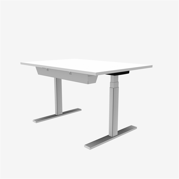 HOLMRISB8 hævesænke bord Hvid str. 120cm x 80 cm