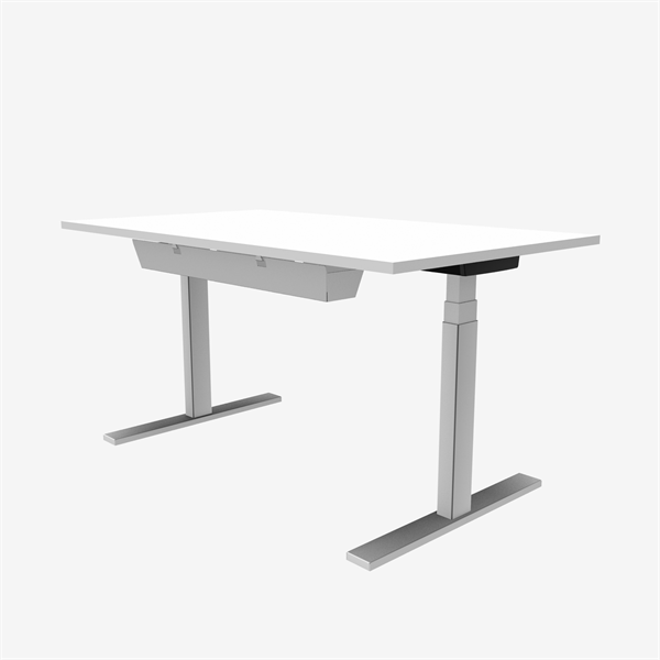 HOLMRISB8 hævesænke bord Hvid str. 140cm x 80 cm