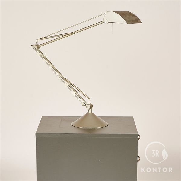 Flos Bordlampe, Grå Med Stort Hoved