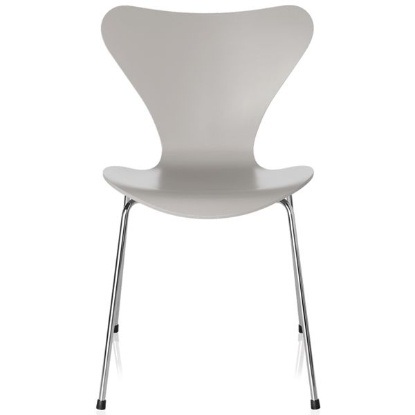Fritz Hansen Serie 7 Stol. Skalstol. Lakeret Kantinestole