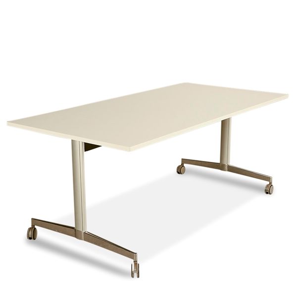 Howe Howe Foldebord I Hvid Laminat. Blank Stel. 180X90 Brugte Møbler