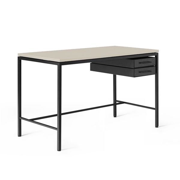 Labofa Heritage 65 Arbejdsbord - Linoleum - Sort Stel Skriveborde