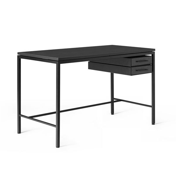 Labofa Heritage 65 Arbejdsbord - Linoleum - Sort Stel Skriveborde